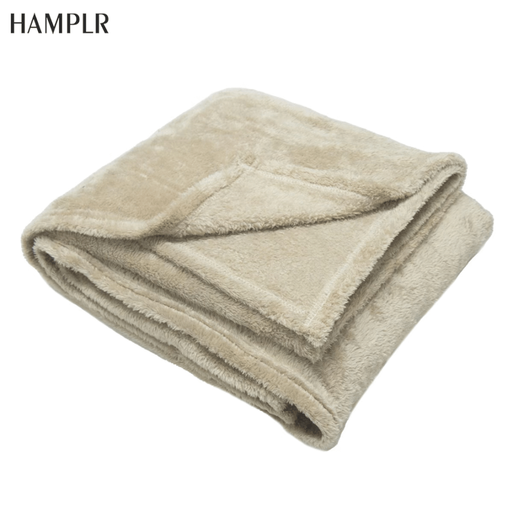 ผ้าห่ม WOMBAT HAMPLR รุ่น SUPER SOFT ขนาด 150X200 ซม. สี SAND BEIGE_0